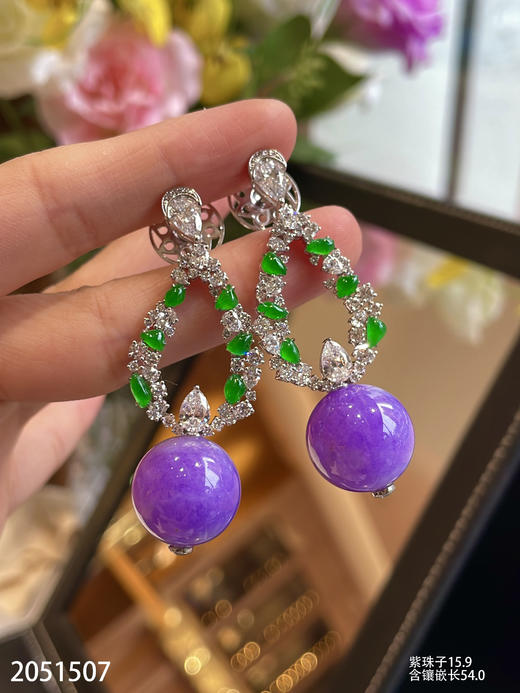 紫罗兰耳坠【2051507】具体价格微信咨询 商品图5