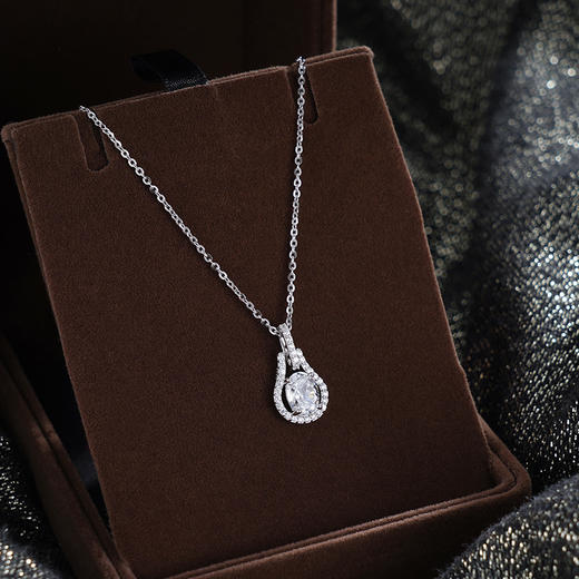 子佩集S925银【星河光芒】套链【YL-6798】纯银锆石时尚项链2412 商品图1