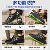 蓝鸥盾新款劳保鞋防砸防刺穿防静电欧标钢包头达标4.0㎜凯夫拉底实心双密度聚氨酯PU二层牛皮四季款低帮安全鞋 商品缩略图5