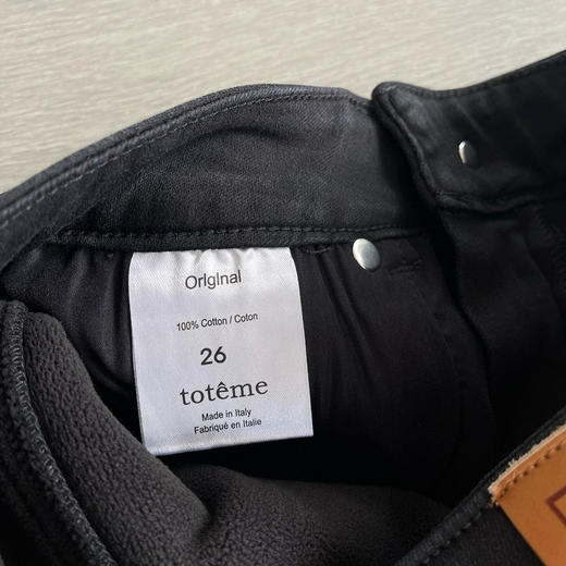 【1月6日  下午15:00 秒杀】偷偷美 厚奥粒绒 黑色 窄版 厚绒直筒裤 商品图11