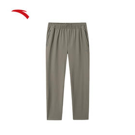 安踏舒乐型动裤丨防泼水梭织运动长裤男裤通勤直筒裤子152517519S