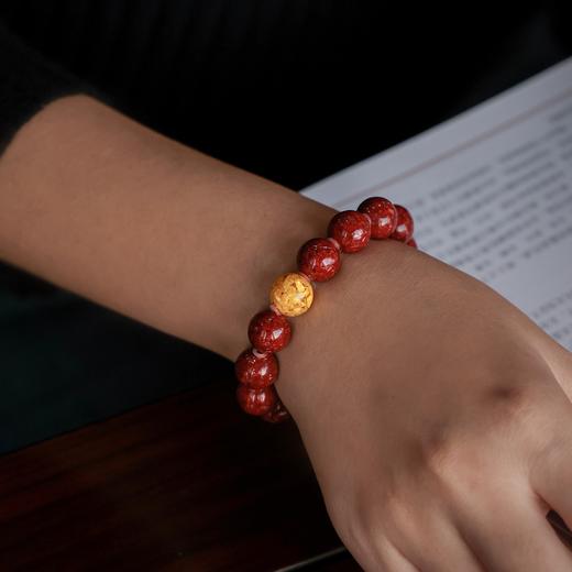朱砂晶体砂手串多款可选 凤凰茶田3号井朱砂原料 非遗朱砂首饰手链 商品图5