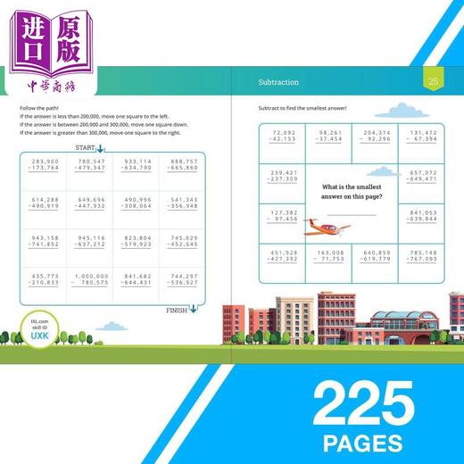 【中商原版】IXL The Ultimate Math Workbook Grade 4 美国IXL教辅 终极数学练习册四年级 英文原版进口图书 小学数学学习 商品图2