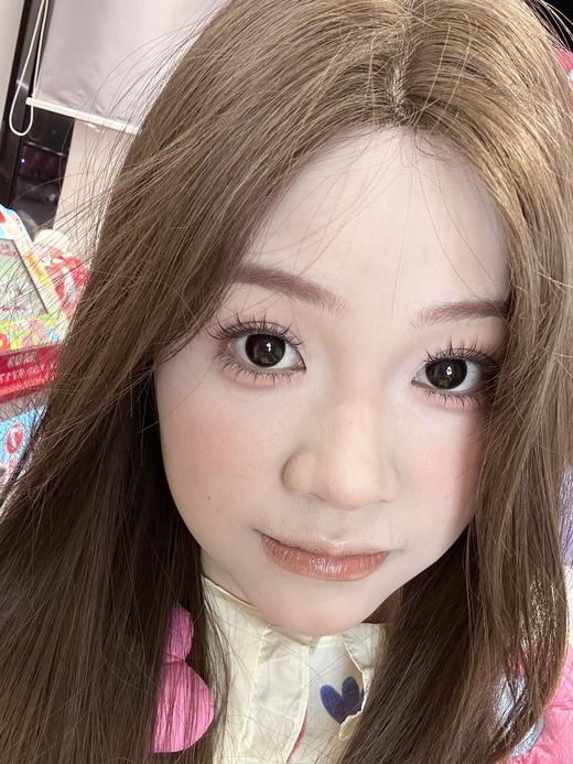 favorr beauty日抛 梦回女高 黑/反光镜 棕 14.5mm  日抛无售后！！有同款年抛 商品图5
