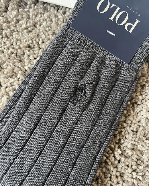 现货 THS 12.30-无 PL男士 马球polo刺绣小马标长筒针织袜 5色  CU288 商品图10