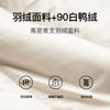 OLrain欧芮儿杏色连帽羽绒服女冬季2024年新款通勤百搭中长款外套 商品缩略图4