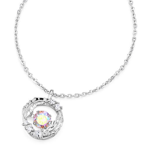 卡蒂罗/KADER 【双色可选】心动守护项链 天使之羽与你相伴轻奢浪漫高级感吊坠 跳动的心魔法苹果锁骨链 925银 商品图6