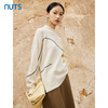 NUTS春季新款时尚气质百搭宽松半高领撞色针织套头衫女342052283 商品缩略图3
