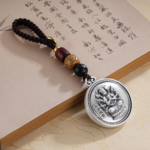 子佩集S999银【福迎生肖】钥匙扣【YSY007】纯银小摆件十二生肖守护神可转动2412 商品图8