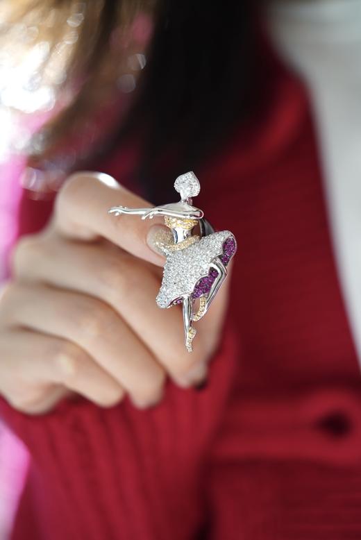 胸花「芭蕾女孩」 商品图0