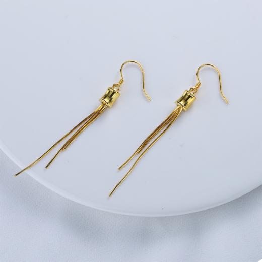 【宏艺珠宝】锦丝灵羽·银s925耳饰 商品图1