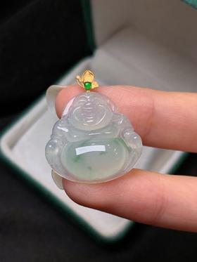 佛公翡翠吊坠