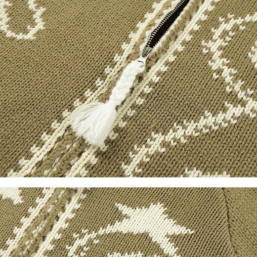 CryingCenter  流星烟花粗针重磅针织毛衣开衫 哭喊中心 商品图6