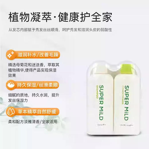 【保税仓】资生堂惠润迷你旅行洗发水护发素套装 洗发50ml+护发50ml 商品图2