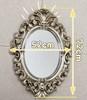 803仿古镜子(金色/银色) 特价产品不退不换 商品缩略图2
