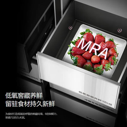 卡萨帝朗度703升超大容量对开双开门冰箱墅式空间海量储鲜双系统双循环 703对开BCD-703WGCSSM9CSU1 商品图3