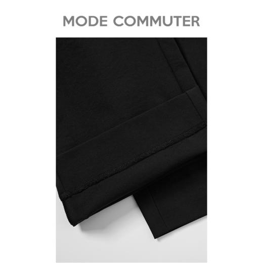 MODE COMMUTER夏季松紧长裤男无束缚抗皱直筒休闲裤MCD102020D 商品图4