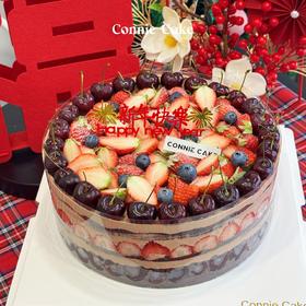 「新年限定」车厘子草莓蛋糕