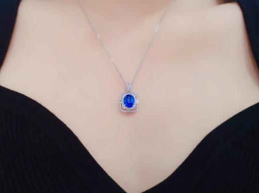 1.8ct刻面蓝宝石吊坠 商品图3