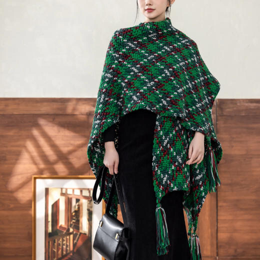 苏苏姐家魔方披肩手工diy钩针编织毛线团材料包 商品图2