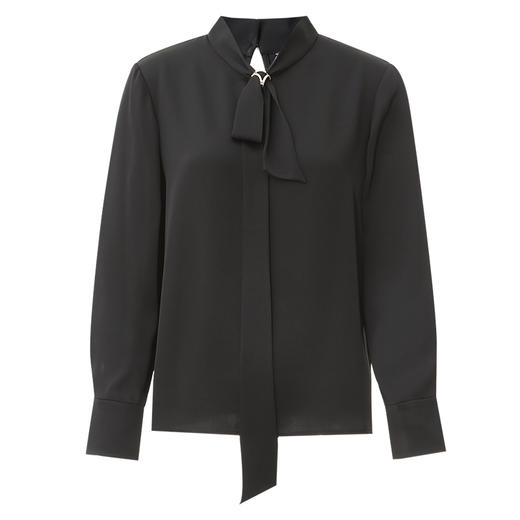 EITIE爱特爱春季新款温柔百搭显瘦飘带上衣7713402 商品图11