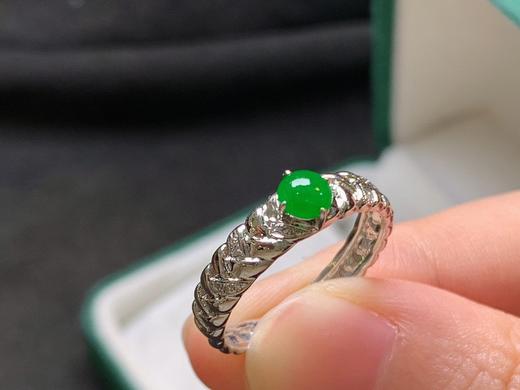 蛋面翡翠戒指 商品图4