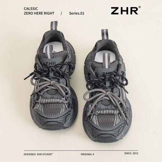 ZHR则则厚底内增高老爹鞋女2024新款ins时尚百搭超软运动休闲鞋女 商品图5