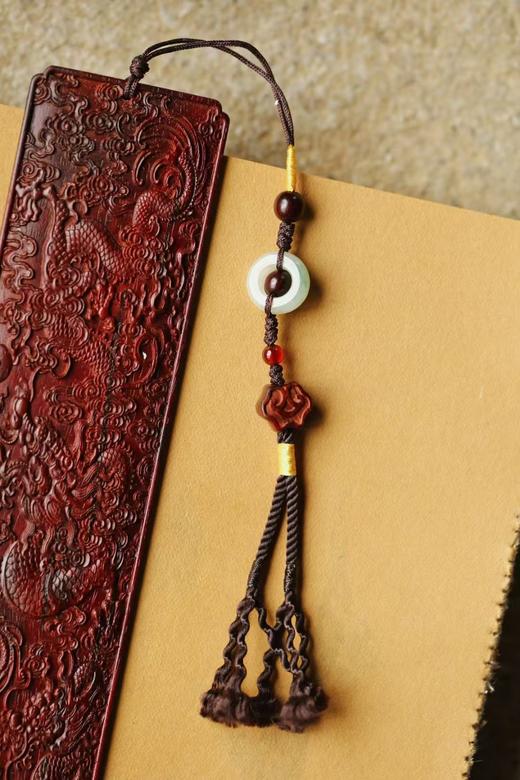 龙腾四海°小叶紫檀浮雕书签 商品图7