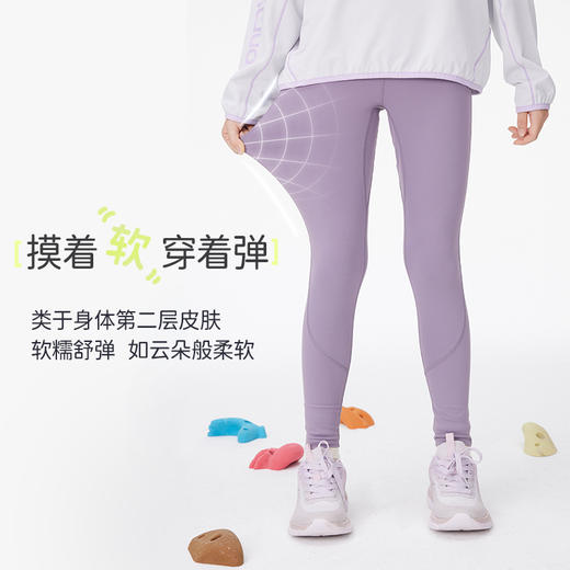 onmygame【海豚超模裤】女童春装打底裤2025新款高弹运动瑜伽裤子 商品图2