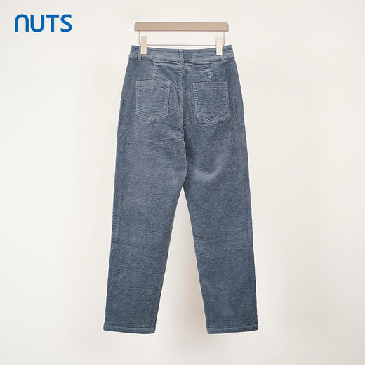 NUTS冬款复古气质百搭灯芯绒直筒高腰显瘦休闲长裤女241073143 商品图1