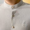 【薛晨同款】柒牌男装长袖衬衫2025春季新款休闲简约男士花纱衬衣128A71710 商品缩略图3