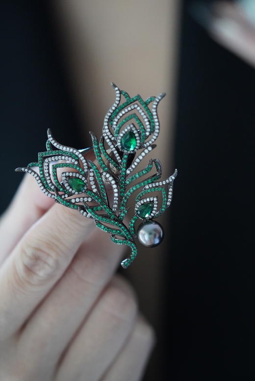 大溪地胸花「雀翎」 商品图1