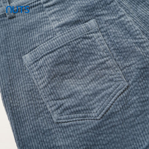 NUTS冬款复古气质百搭灯芯绒直筒高腰显瘦休闲长裤女241073143 商品图4