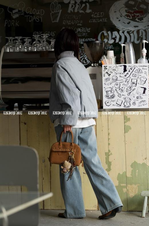 【门店同款】ENJOY冬季小狗刺绣加绒窄版裤 160752130 商品图3