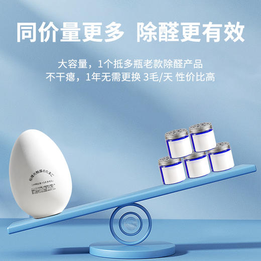 日本进口 樱辉 冰箱除味抑菌欧壳蛋 多场景适用 去除异味 200g/个 商品图11