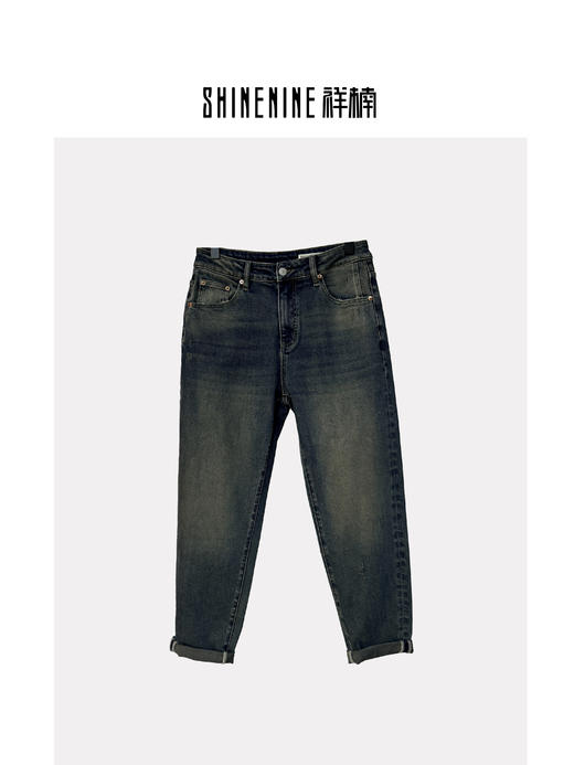 E439731640复古水洗牛仔裤 商品图0