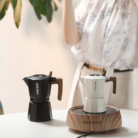 双阀摩卡壶 意式浓缩咖啡壶家用煮咖啡户外器具 MHW-3BOMBER轰炸机