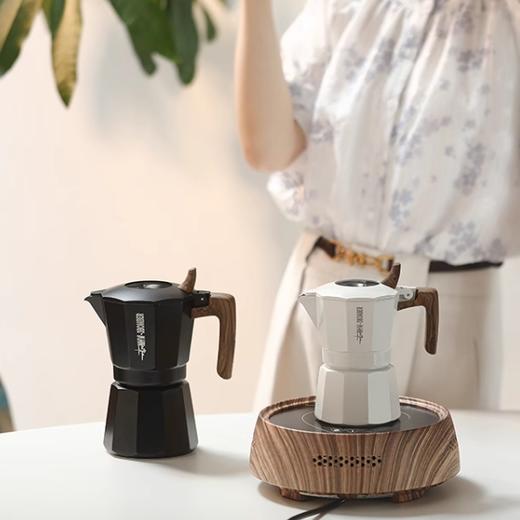 双阀摩卡壶 意式浓缩咖啡壶家用煮咖啡户外器具 MHW-3BOMBER轰炸机 商品图0
