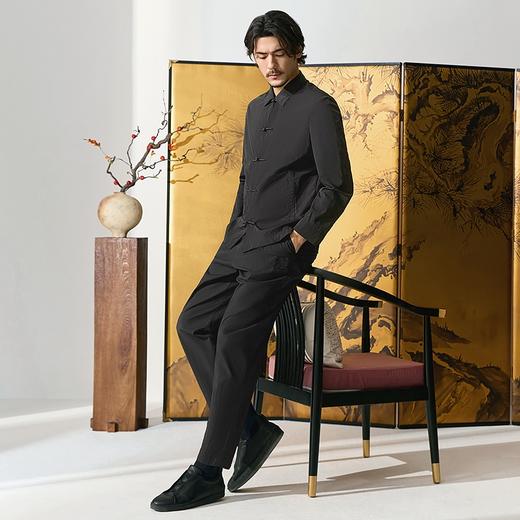 【柴云龙同款】柒牌男装中国风盘扣唐装2025春季薄款新中式夹克外套128K70560 商品图3