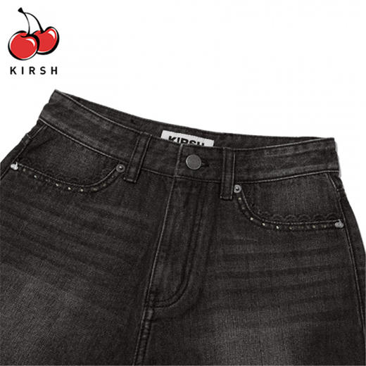 【分销】KIRSH 女 樱桃烫钻牛仔短裤 KKRMCDS502M 商品图2