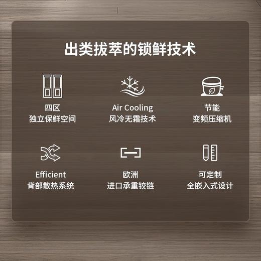 daewoo大宇全嵌入式冰箱组合内嵌四开门一体橱柜DY-D32A+DY-D32A 商品图1