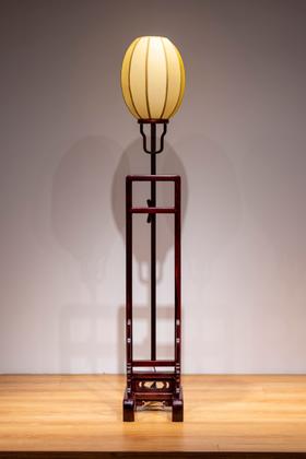 红桥红  家具严选  小叶紫檀（檀香紫檀）【灵芝如意宫灯】