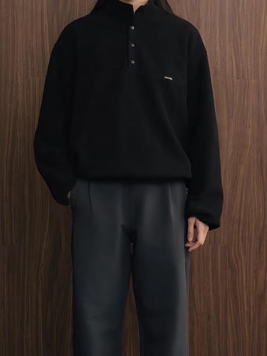 SUPERTOFU(SPTF)/YZ-AW24-H024/哈苏线结构 软糯舒适 立领摇粒绒套头衫 商品图2