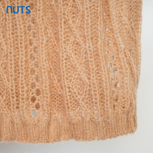 NUTS商场同款时尚百搭针织衫毛衣纯色上衣141052068 商品图3