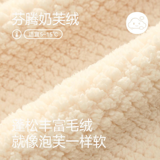 芬腾珊瑚绒睡衣女秋冬季保暖加厚加绒法兰绒甜美可外穿家居服套装 商品图1