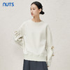 NUTS秋冬款简约休闲时尚气质百搭圆领宽松设计感卫衣女342021070 商品缩略图3