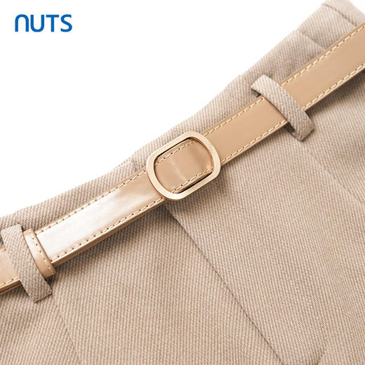 NUTS冬款纯色气质百搭直筒显瘦简约高级休闲西装长裤女241073284A 商品图2