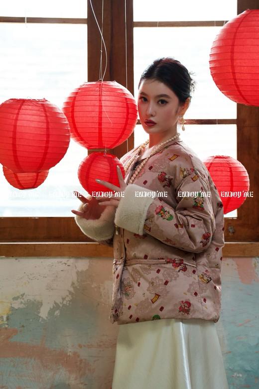 【门店同款】ENJOY冬季云敛-锦绣发财服羽绒外套 160704058 商品图7