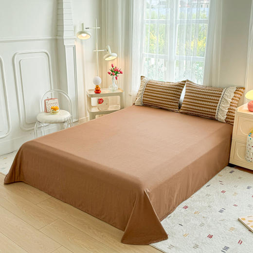 A类母婴级双层纱布全棉四件套家用纯棉被套床单款高级感床上用品 商品图1