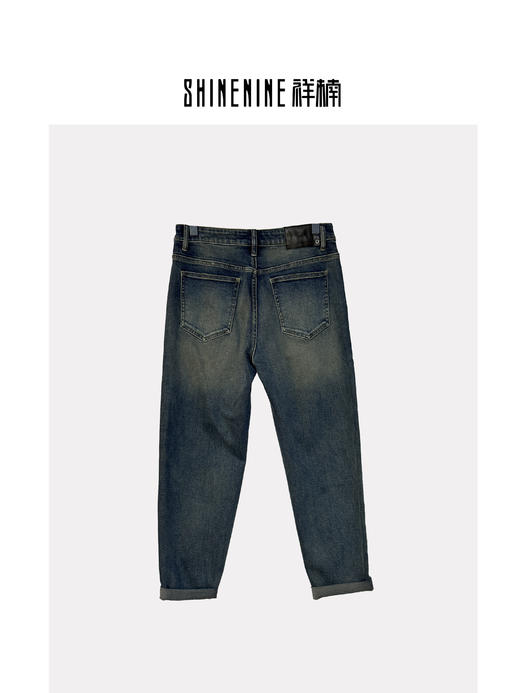 E439731640复古水洗牛仔裤 商品图1